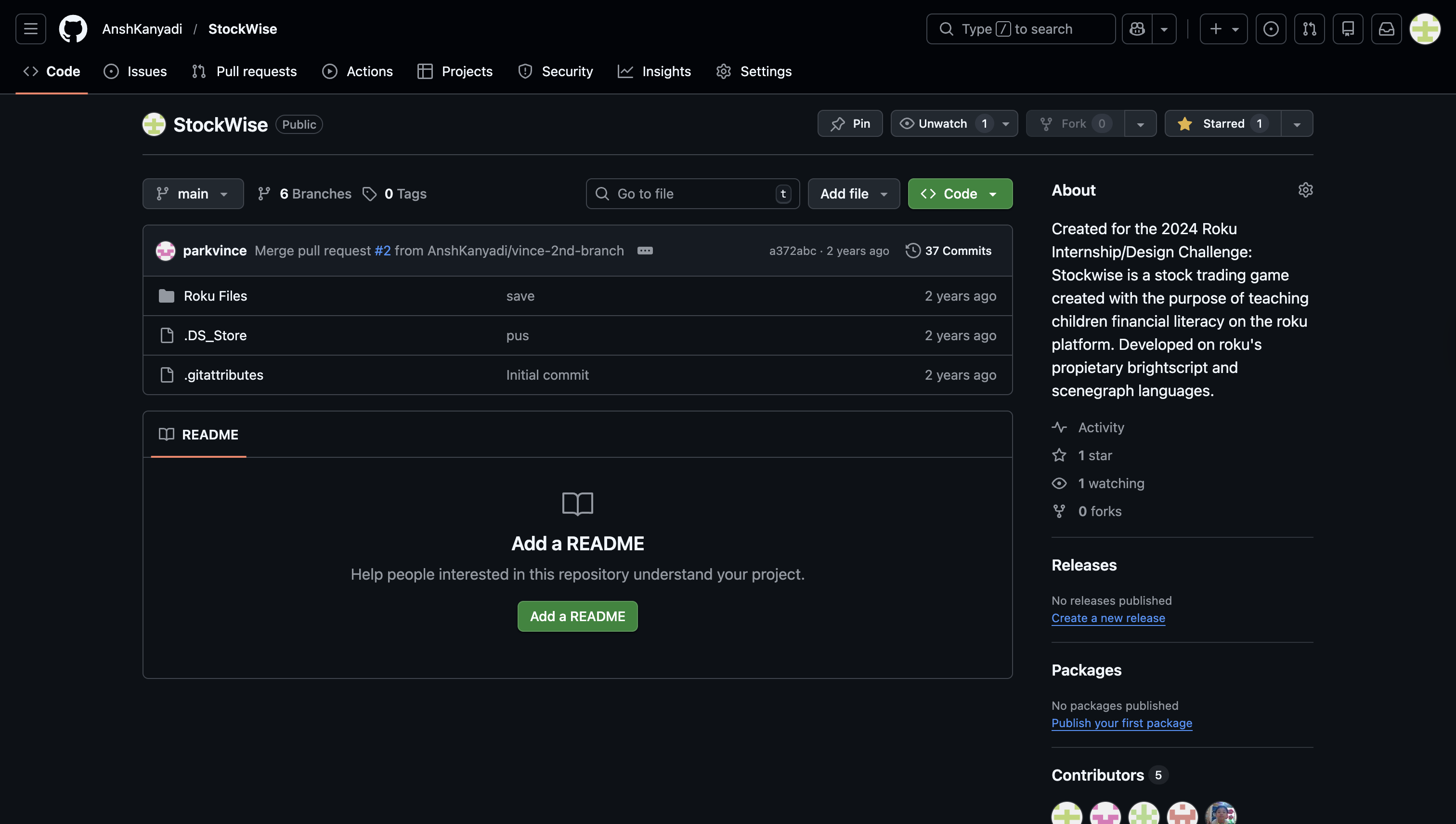Stockwise Project Screenshot