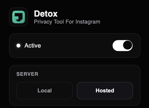 Detox Project Screenshot